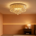 Mini Crystal Chandelier 11.8In Diameter Dimmable Light-0
